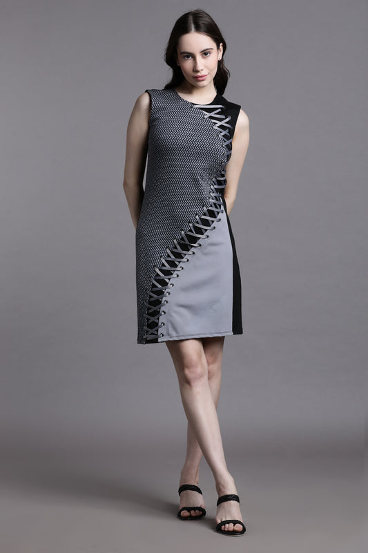 Eyelit Knitted Dress