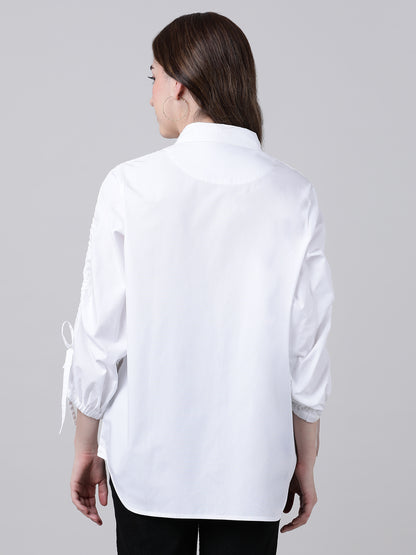 White bud shirt