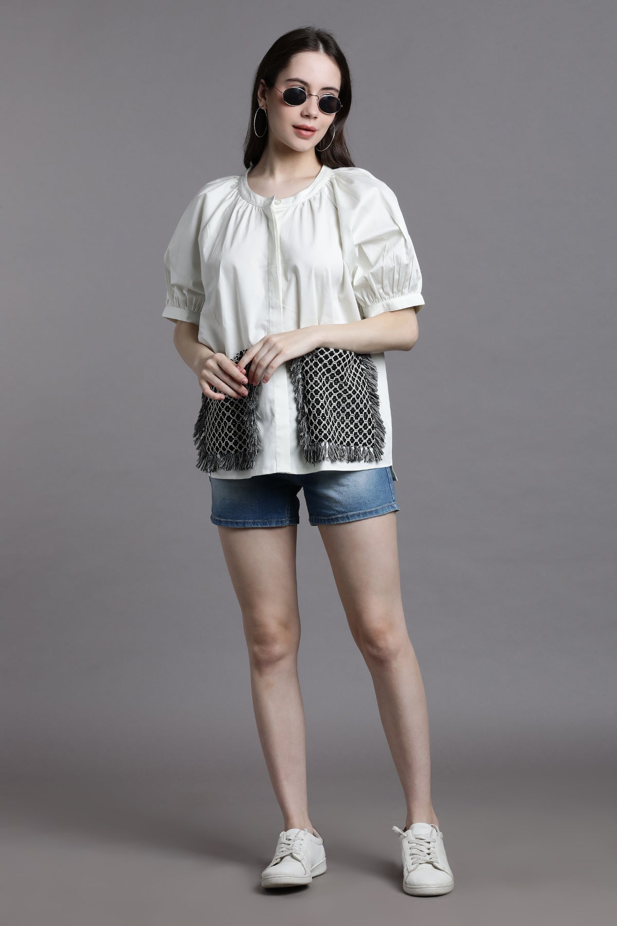 Tassle Pocket blouse