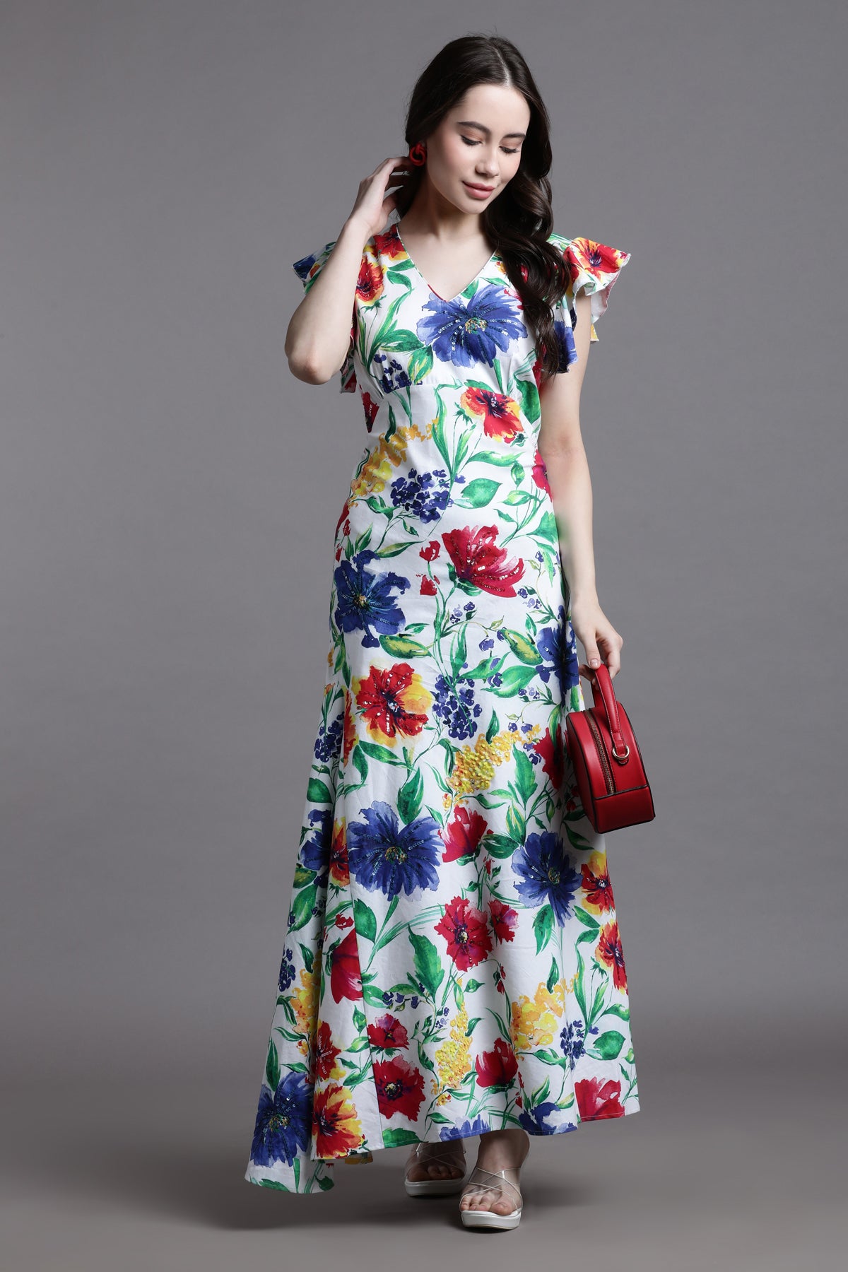 Long Floral Dress