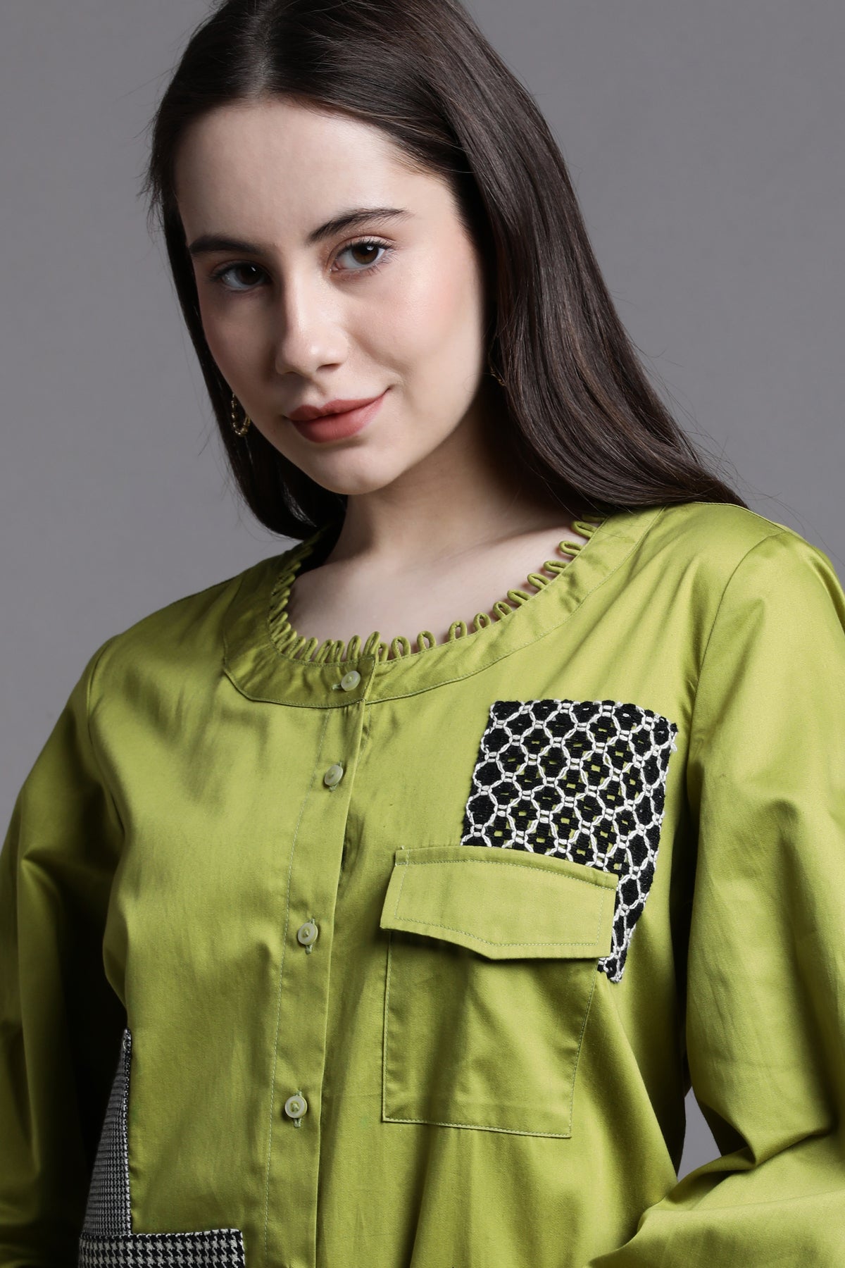 Lime Green Long Shirt