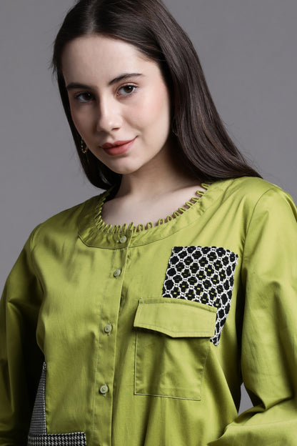 Lime Green Long Shirt